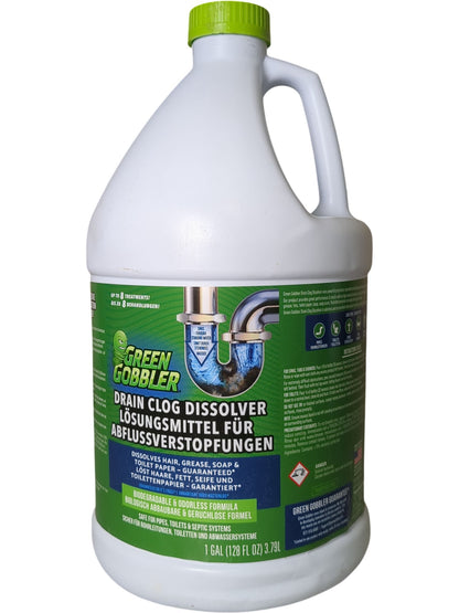 Green Gobbler | Drain Clog Dissolver | 1 Gallon