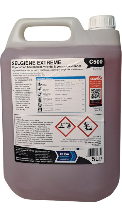 Selden | Selgiene Extreme C500 Unperfumed Cleaner | 5L