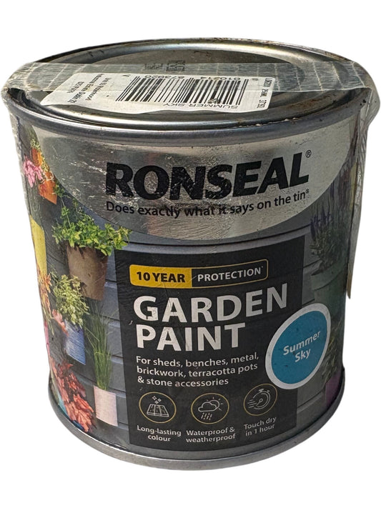 Ronseal Garden Paint Summer Sky 1L