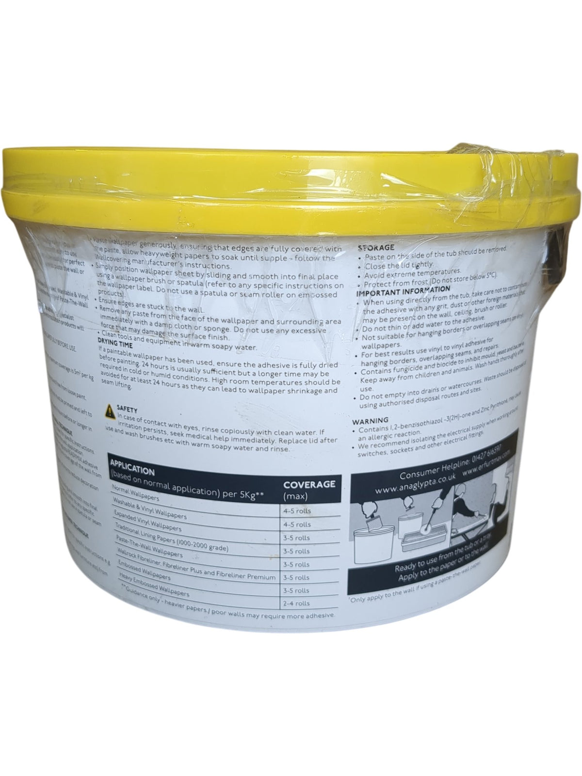 Anaglypta | Readymix Adhesive | 2.5KG