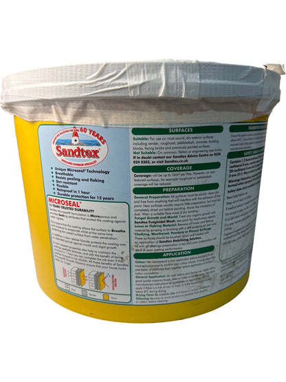 Sandtex Microseal Smooth Masonry Magnolia 7.5 L
