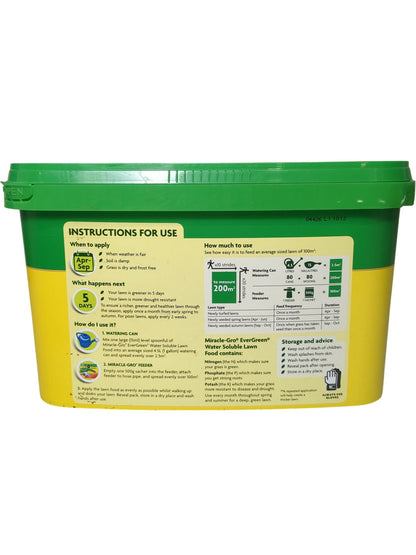 Miracle-Gro | Evergreen Water Soluble Lawn Food | 2kg