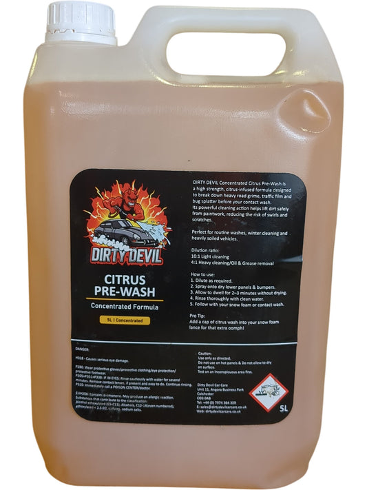 Dirty Devil | Citrus Pre-Wash | 5L