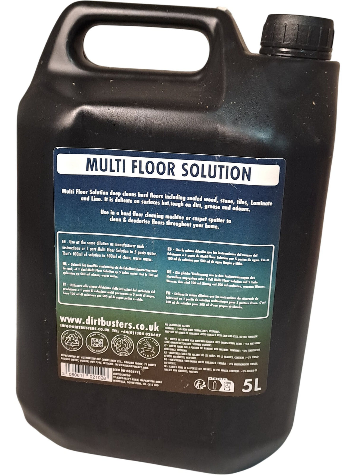 Dirtbusters | Multi Floor Solution | Sea Breeze | 5L