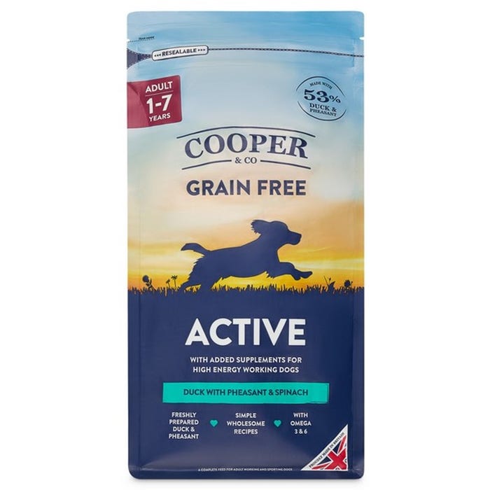Cooper & Co | Active Adult | Grain Free | Pheasant | 10kg