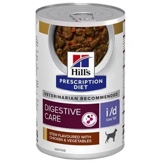 Hills Prescription Diet - I/D Digestive care, low fat chicken & veg 12 x 354g