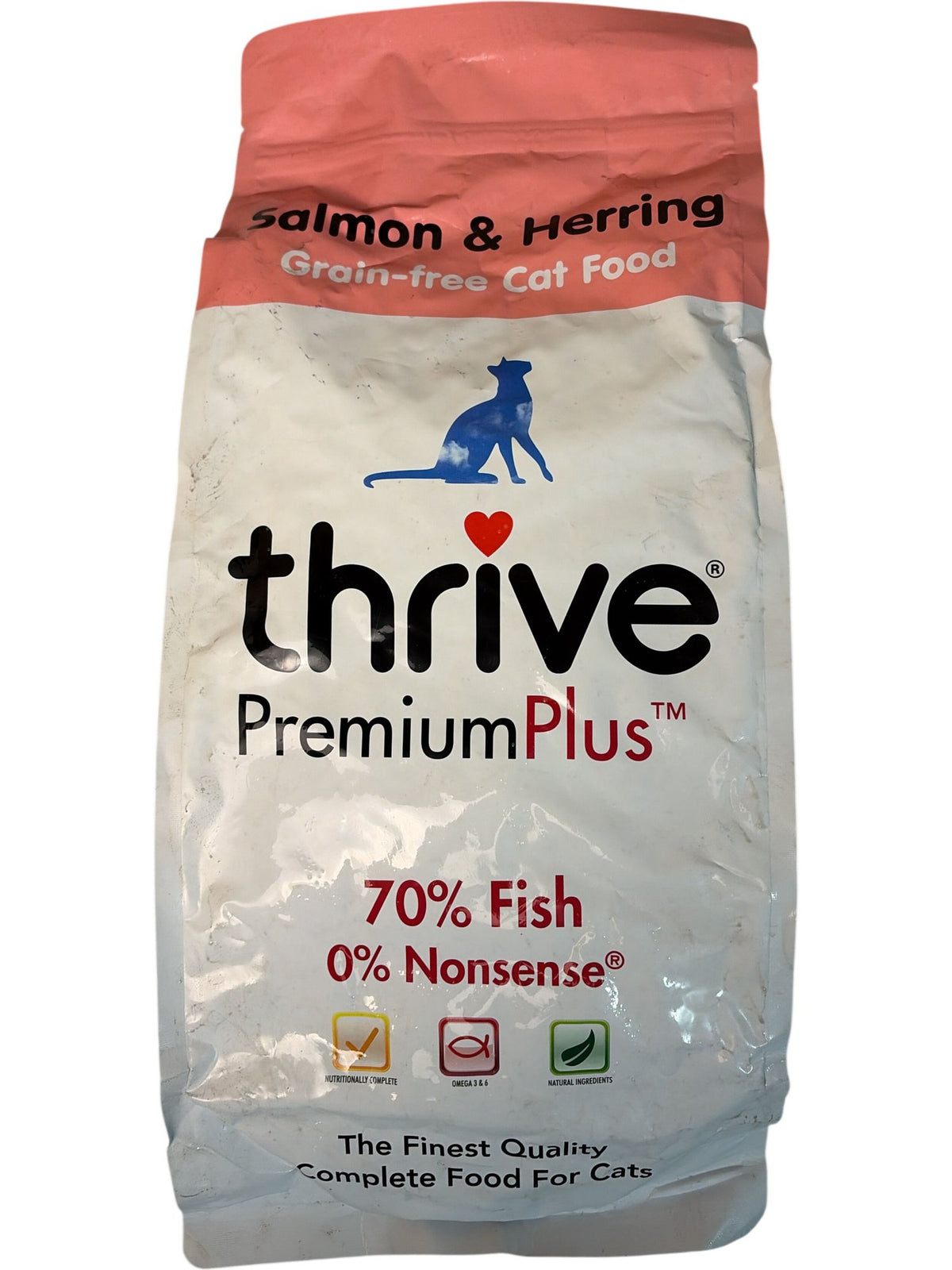 Thrive | PremiumPlus Grain-free Cat Food | Salmon & Herring | 1.5KG