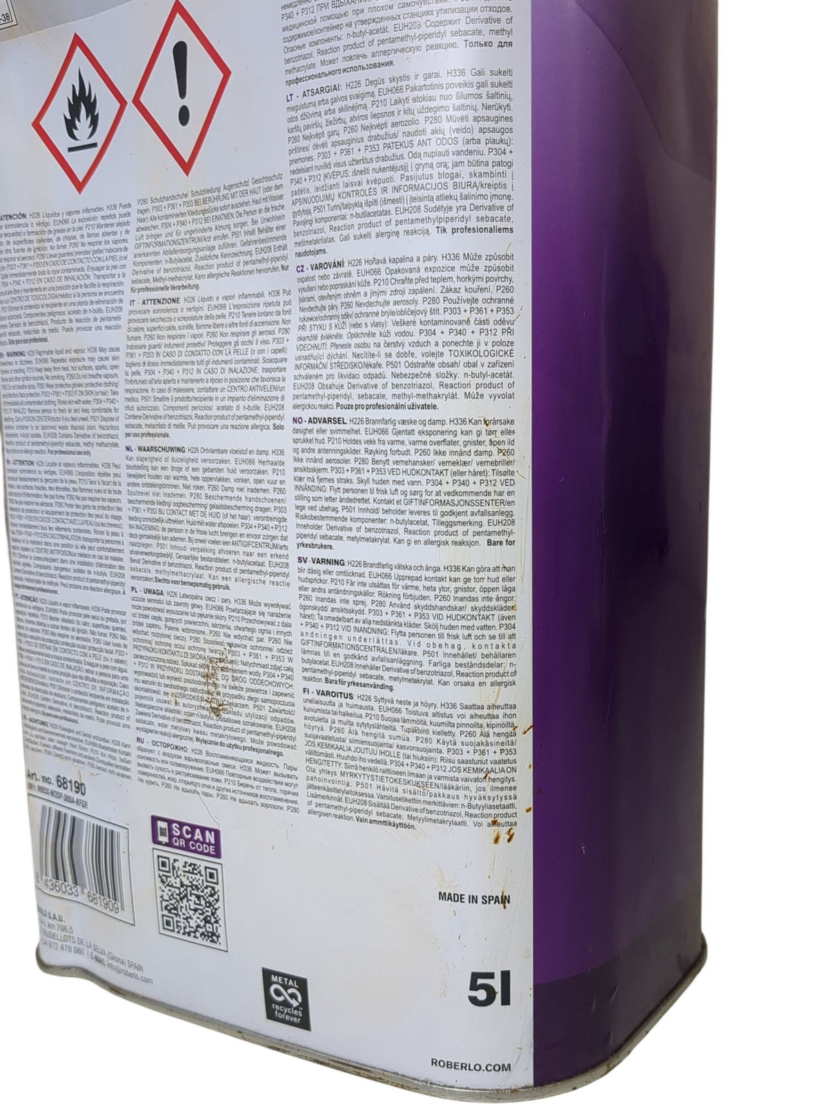 Roberlo | Unix 250 HS Clear Coat | 5L