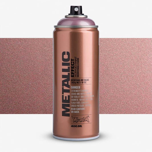 Montana Cans| Metallic Paint Spray Can| Mettalic Rose|400ml