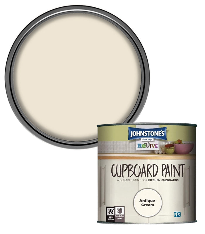 Johnstone's| Cupboard Paint| Antique Cream| 750ml