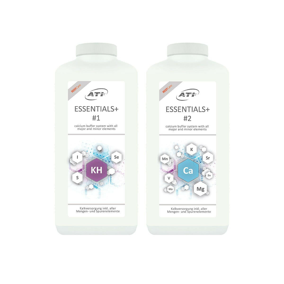 2 x 2700ml|ATI Reef Care| Essentials+ #1 KH & #2 Ca