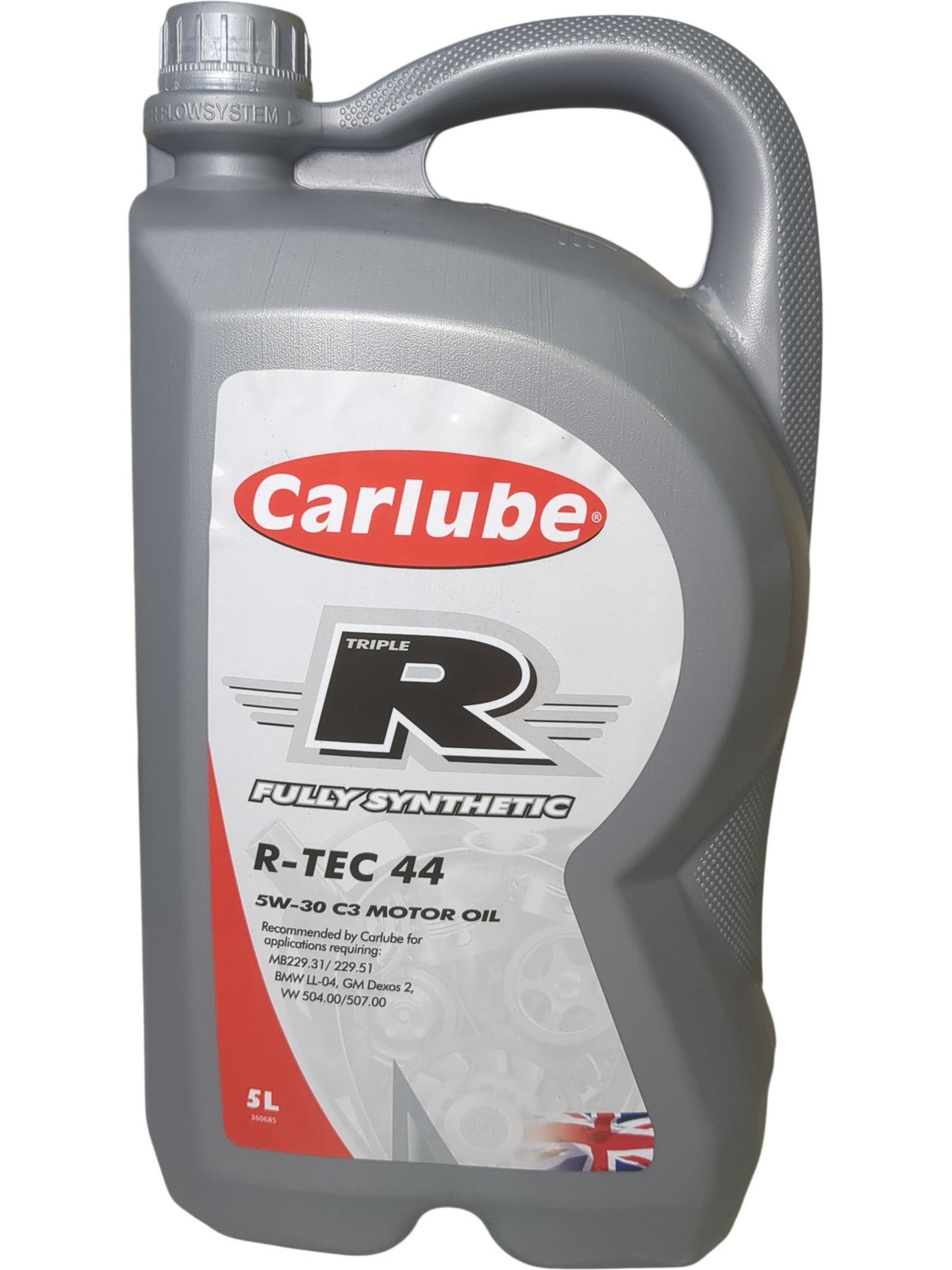 Carlube | R-Tec 44 Fully Synthetic Motor Oil | 5W-30 | 5L