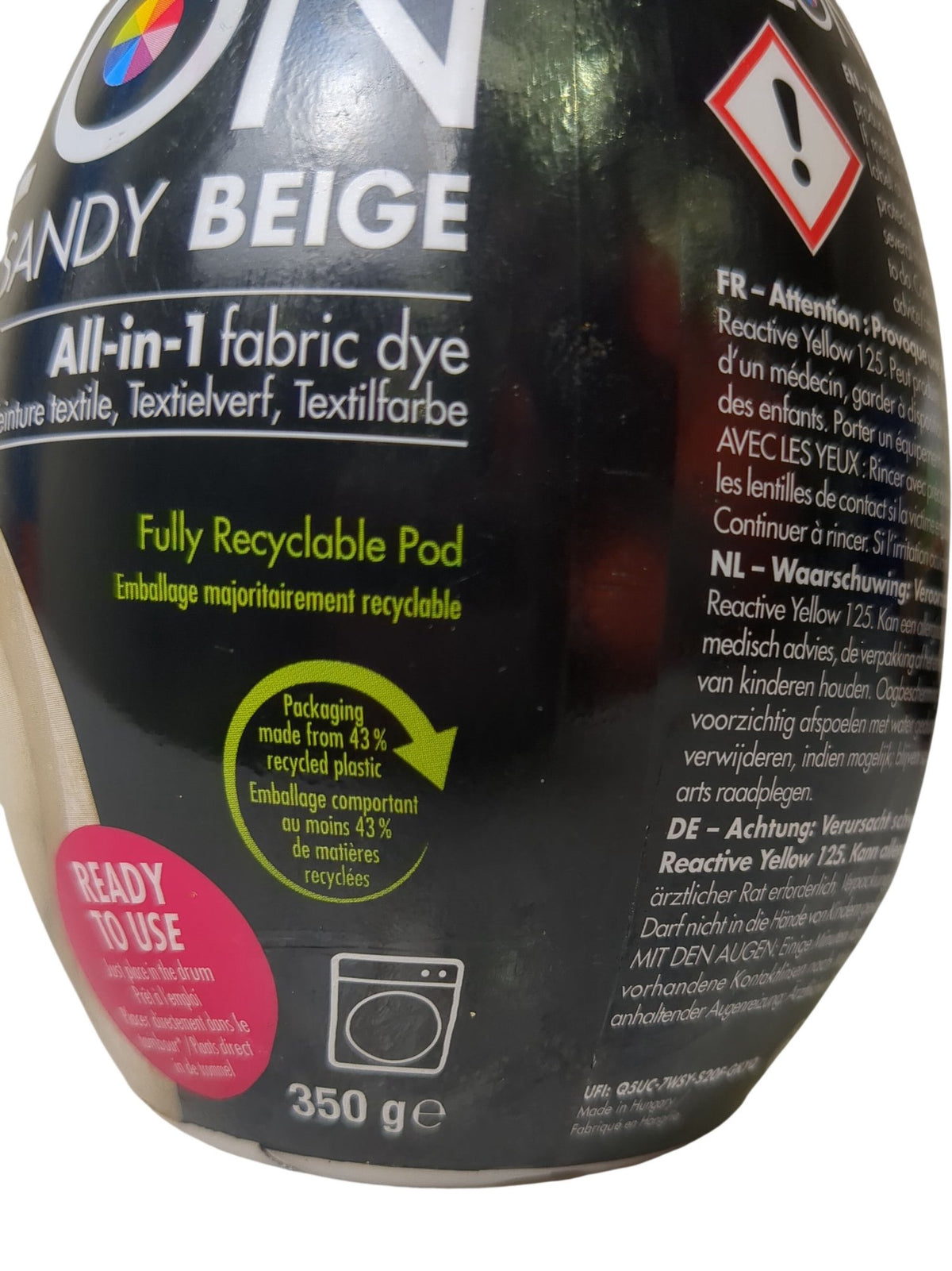 Dylon | All-in-1 Fabric Dye Sandy Beige | 350g