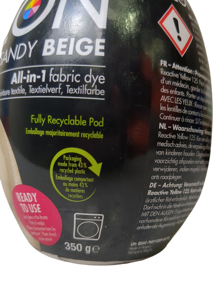 Dylon | All-in-1 Fabric Dye Sandy Beige | 350g