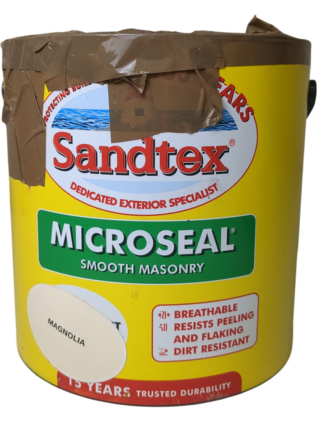 Sandtex | Microseal Smooth Masonry Paint | Magnolia | 2.5L
