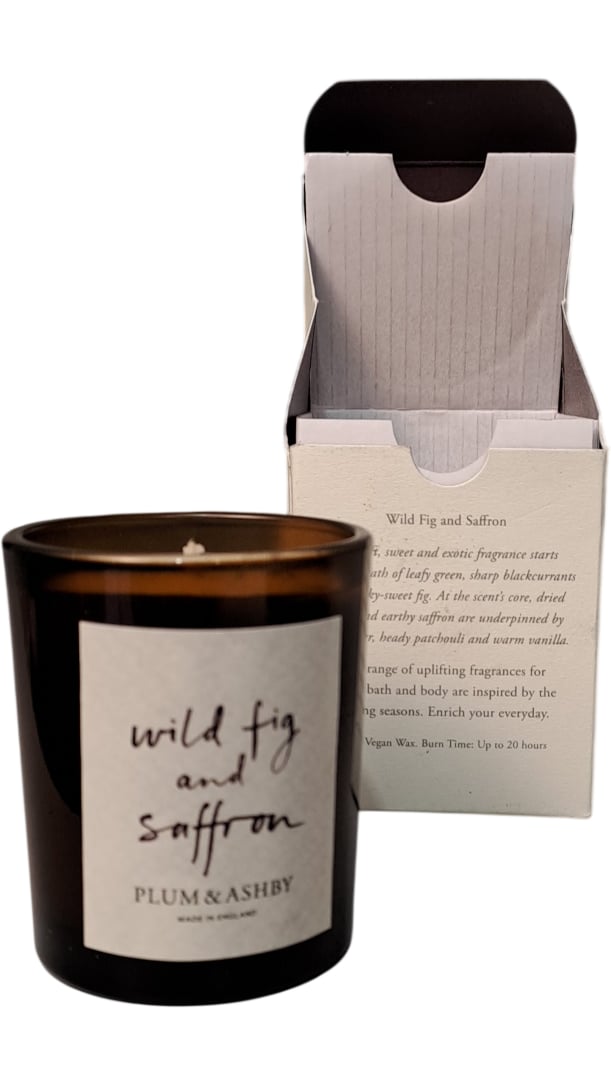 Plum & Ashby | Scented Candle | Wild Fig and Saffron | 75g
