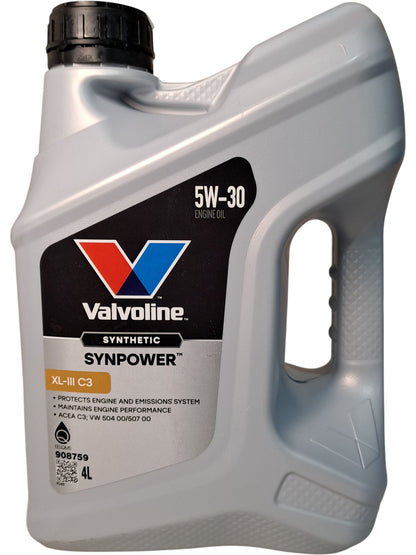 Valvoline | Synthetic SynPower XL-III C3 5W-30 Engine Oil | 4L