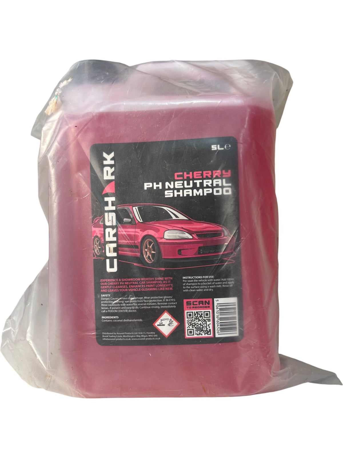 CarShark Cherry PH Neutral Shampoo 5L