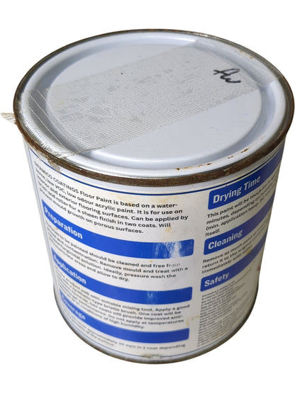 Siramico Coatings | Floor Paint One Coat | White | 1L