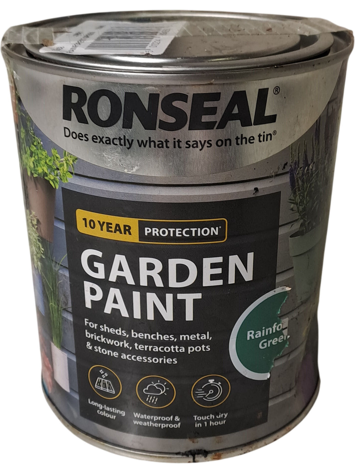 Ronseal | Garden Paint | Rainforest Green | 750ml