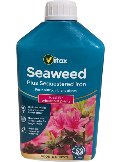 Vitax | Seaweed Plus Sequestered Iron | 1 Litre