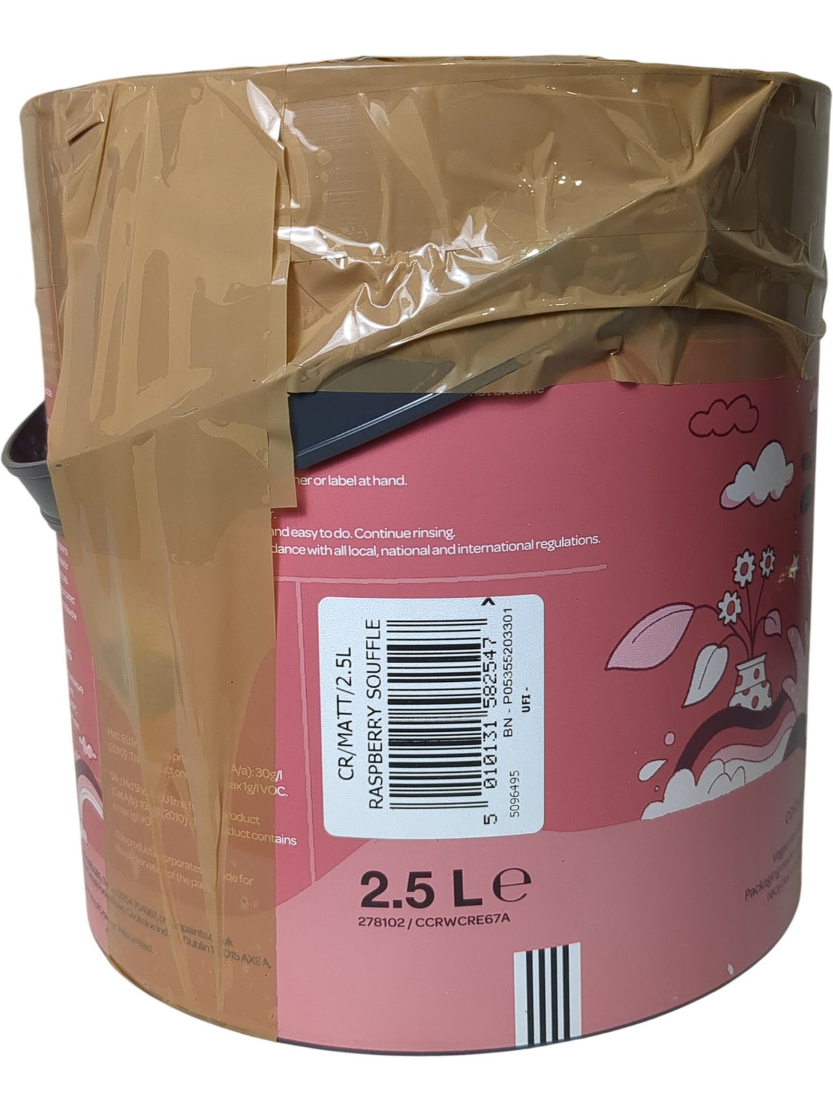 Crown Raspberry Souffle | Walls & Ceilings Paint | Matt | 2.5L