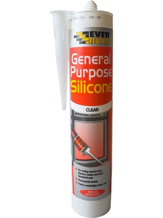 Everbuild General Purpose Silicone Clear 300ml