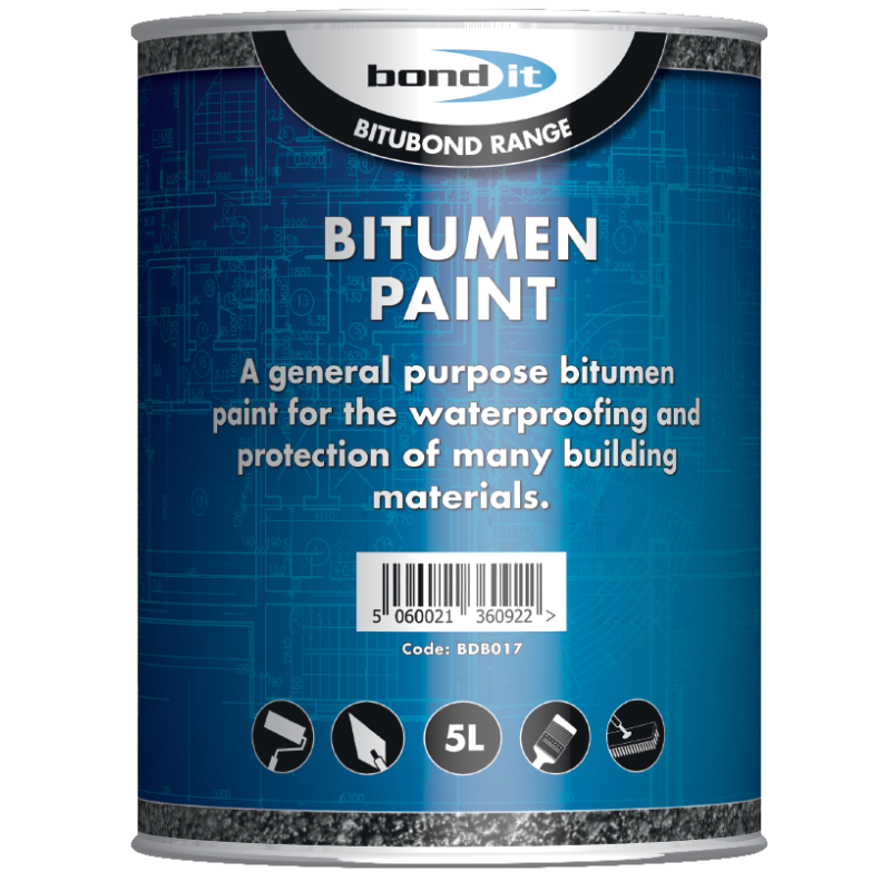 Bond it| Bitumen Paint| Code: BDB017| 5L