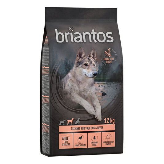 Briantos| Adult Dog Light-Sterilised- Turkey & Potato- 12kg