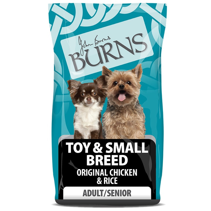 Burns| Toy & Small Breed Dog Dry- Adult & Senior- Chicken & Rice- 6kg