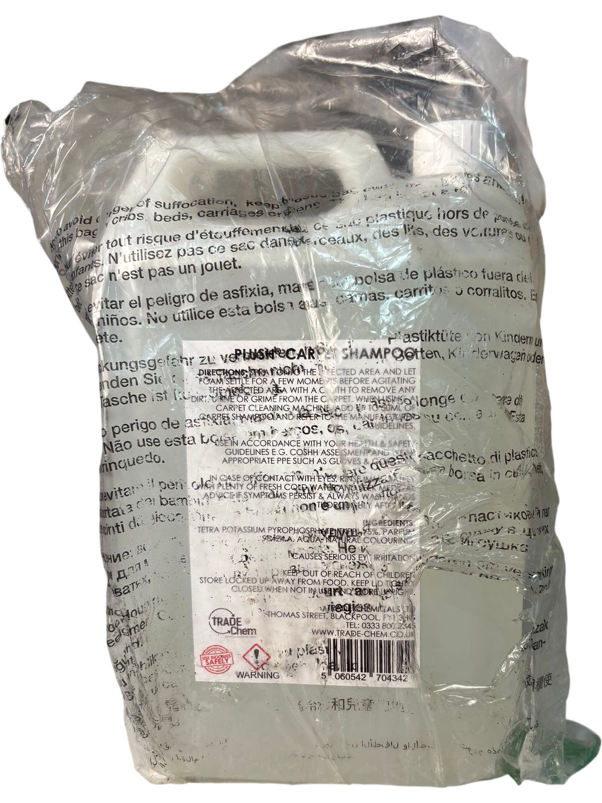 Plush Carpet Shampoo Clean Cotton 5L