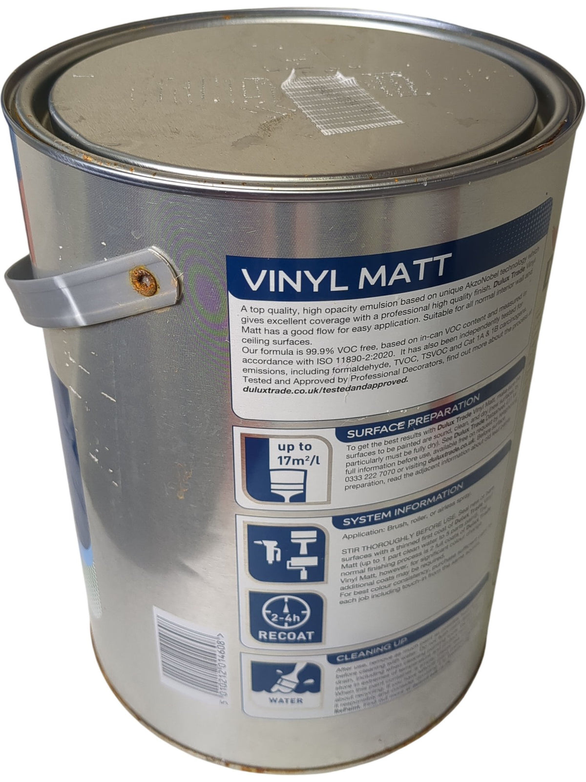 Dulux Trade | Vinyl Matt Paint | Teal Tension 50BG12219 | 5L
