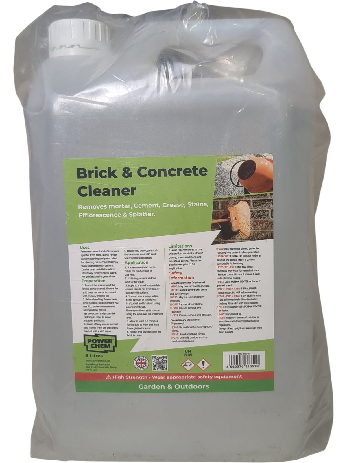 Power Chem | Brick & Concrete Cleaner | 5 Litres