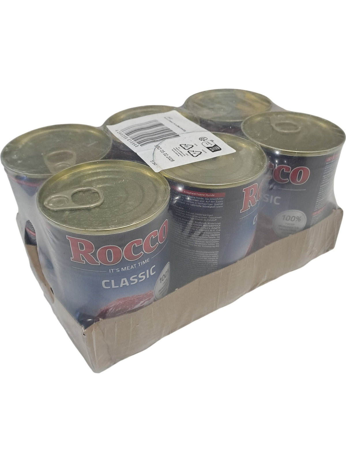 Rocco | Dog Food | Classic Pure Beef | 6x400g