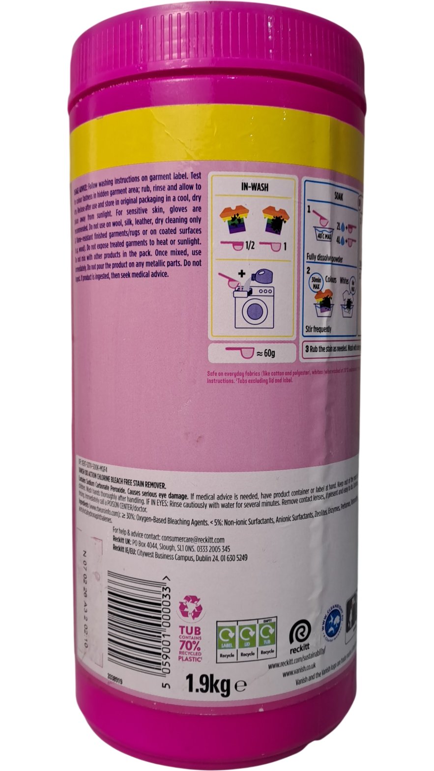 Vanish | Oxi Action Vibrant Colours | 1.9kg