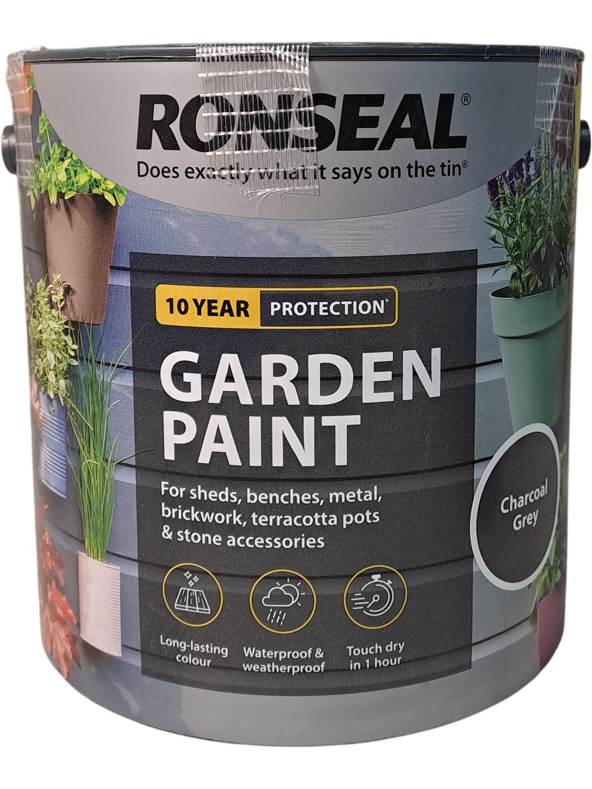 Ronseal | Garden Paint | Charcoal Grey | 2.5L