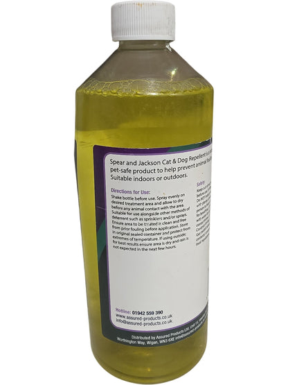 Spear & Jackson | Cat & Dog Repellent | Natural Formula | 500ml