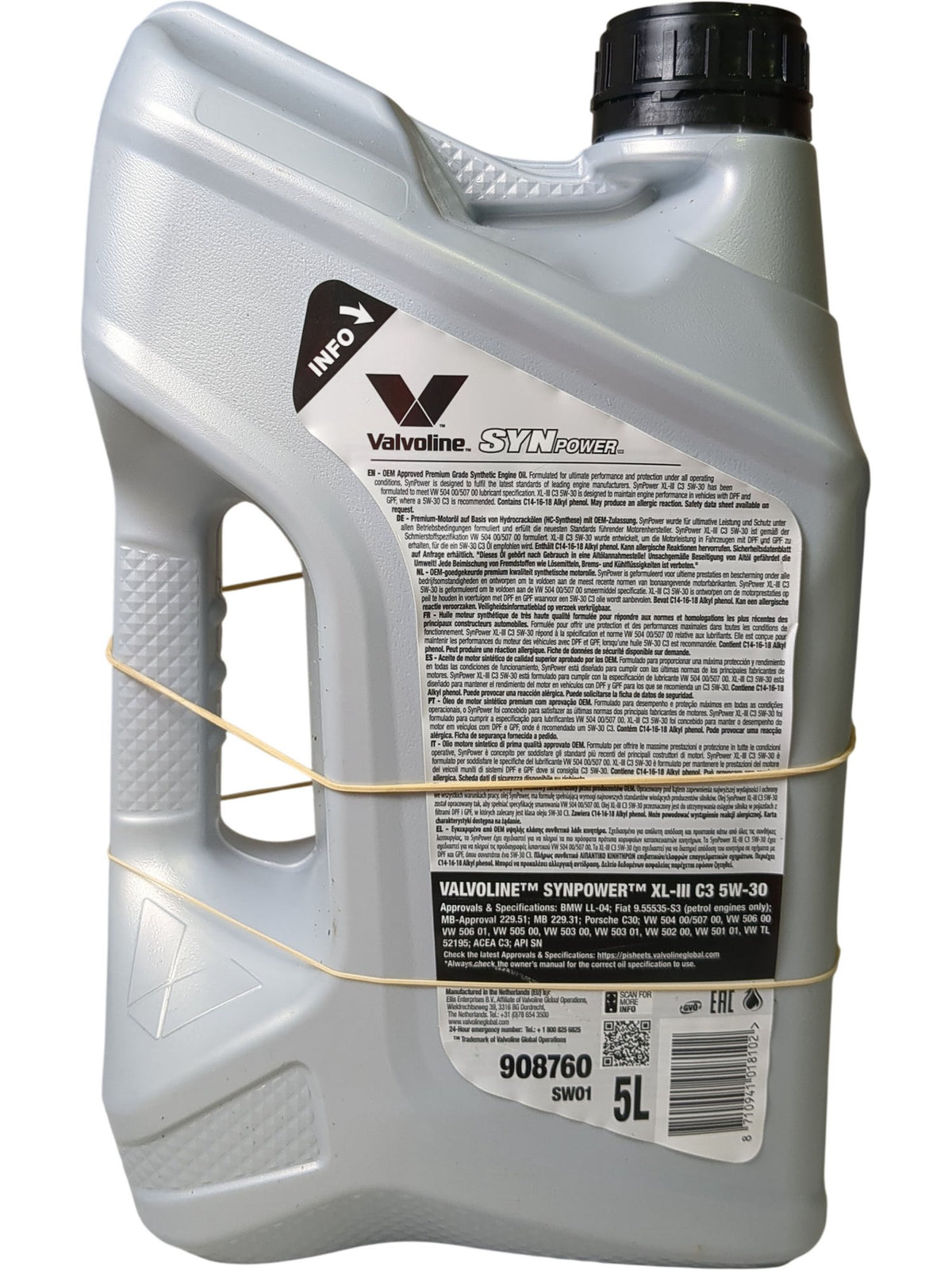 Valvoline | Synthetic SynPower Engine Oil | 5W-30 | 5L