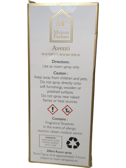 Maison Parfum | Avanti Boutique Room Spray | 200ml