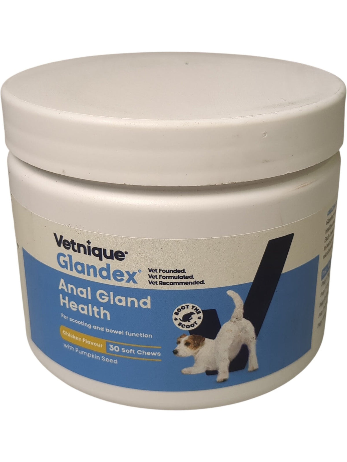 Vetnique | Glandex Anal Gland Health | Chicken Flavour | 30 Soft Chews