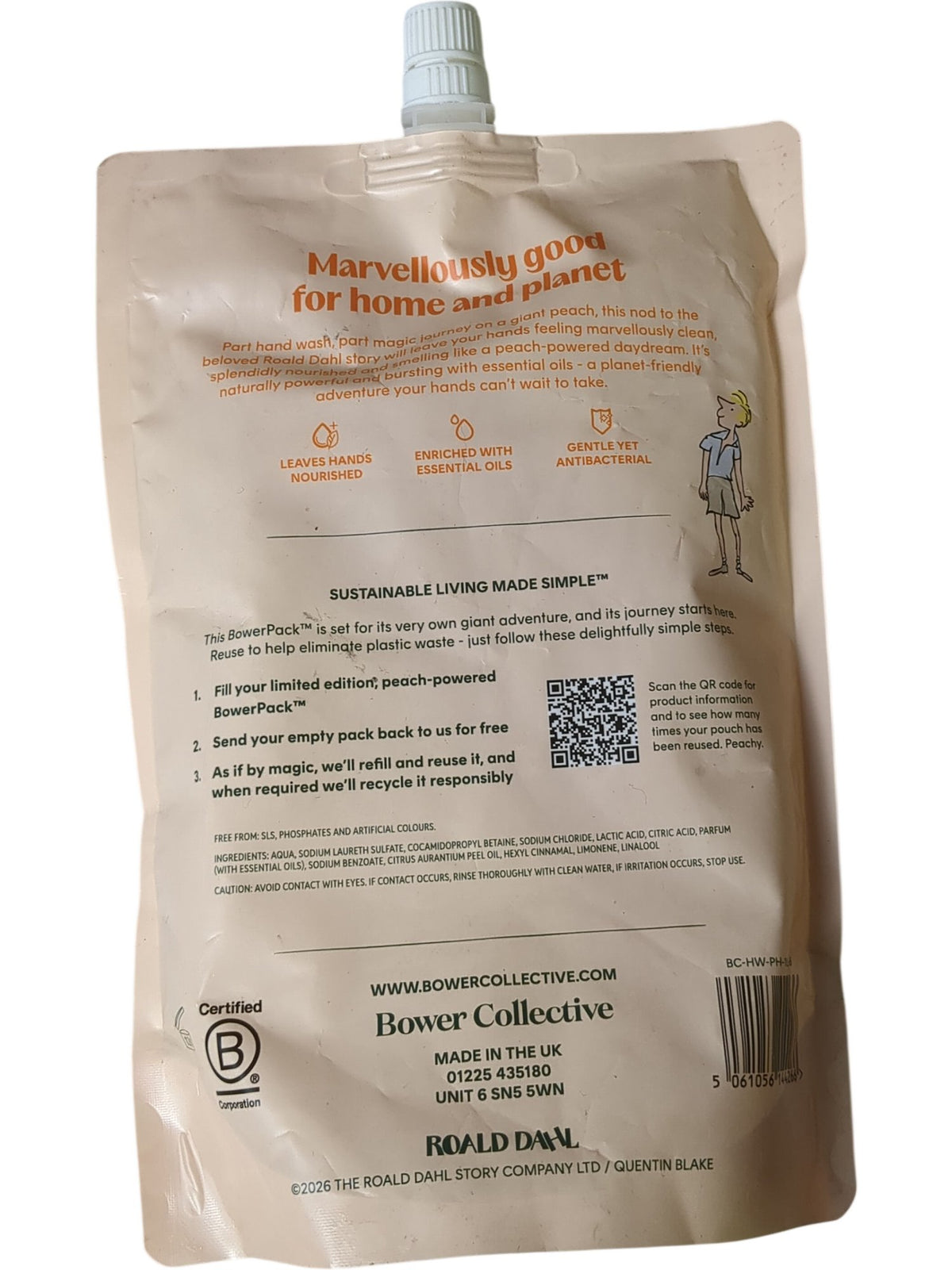 Bower Collective | James and the Giant Peach Hand Wash | 1L