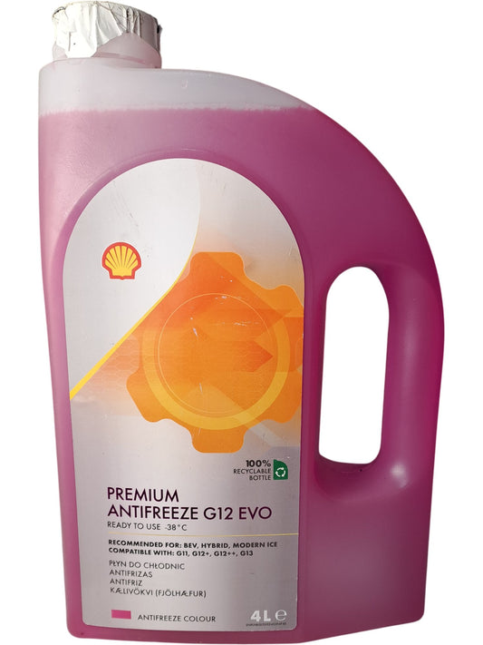 Shell | Premium Antifreeze G12 EVO | 4L