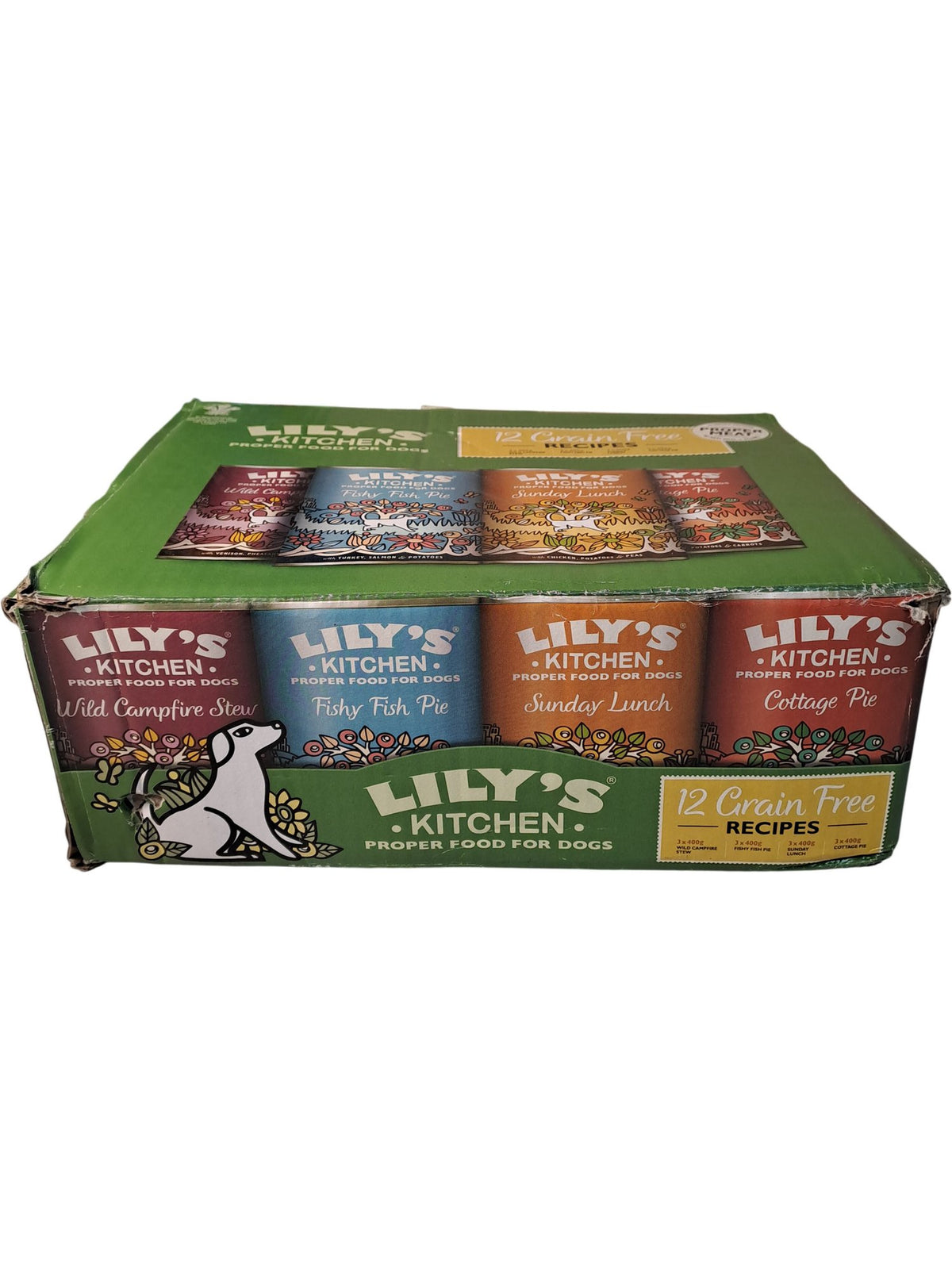 Lily's Kitchen | Grain Free Dog Food Variety Pack | 12x400g
