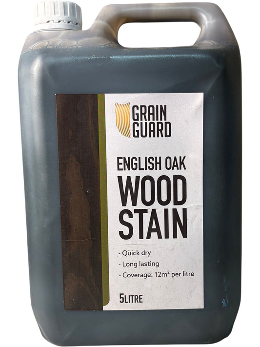 Grain Guard English Oak Wood Stain 5 Litre