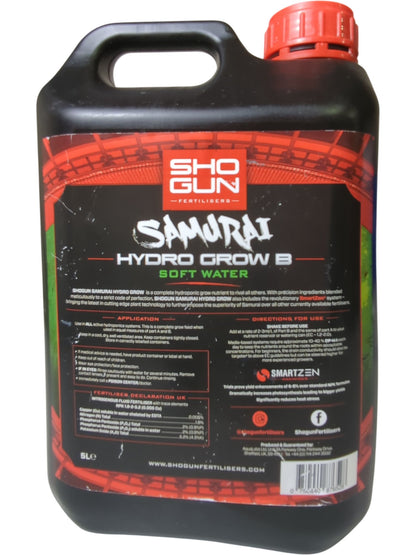 Shogun | Samurai Hydro Grow B Soft Water | 5L