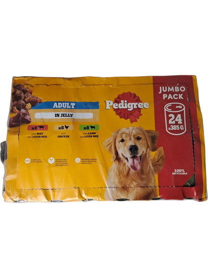 Pedigree | Adult Dog Food In Jelly | 24 x 385g