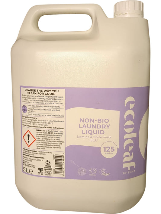 Ecoleaf | Non-Bio Laundry Liquid | 5L