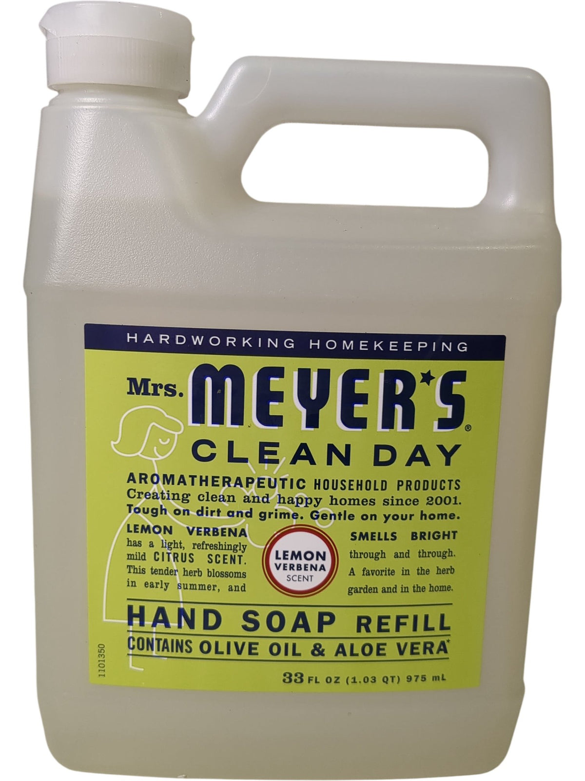 Mrs. Meyer's | Clean Day Hand Soap Refill | Lemon Verbena | 975ml