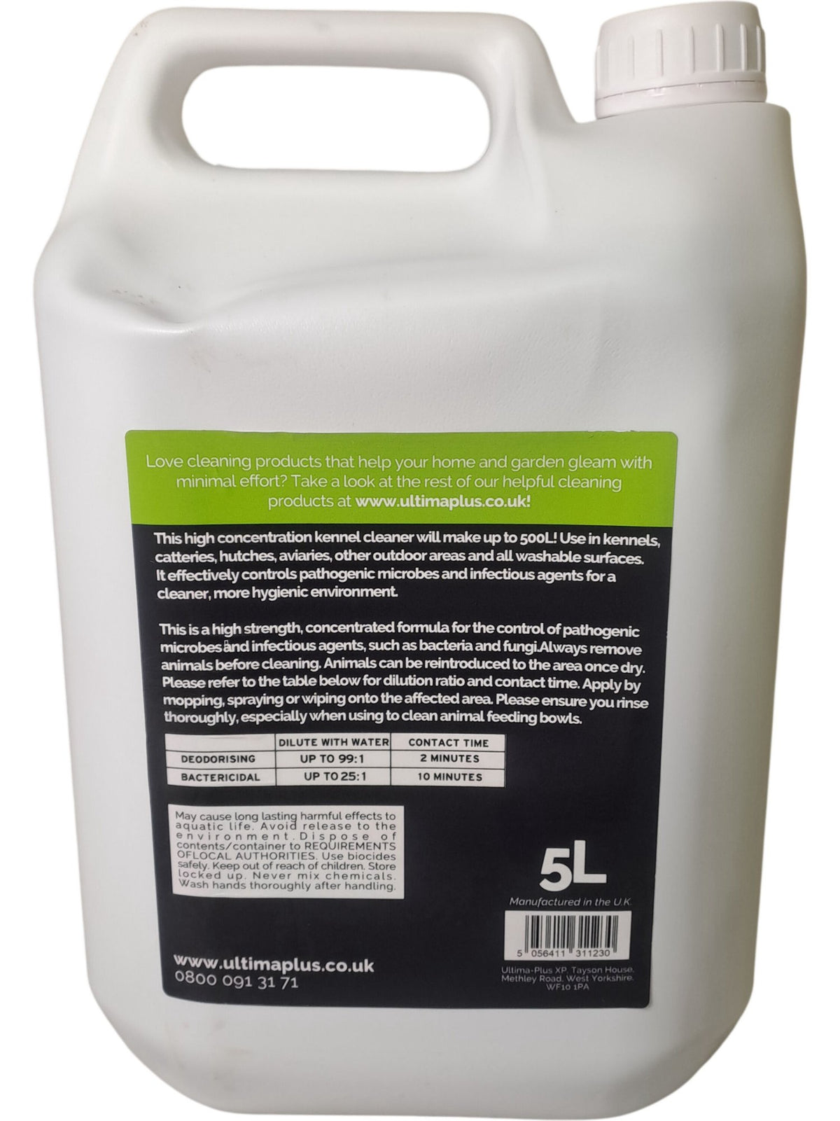 Ultima-Plus XP | Kennel Disinfectant | 5L