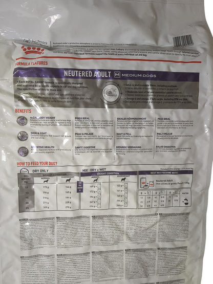 Royal Canin | Neutered Adult Dog Food | 9kg